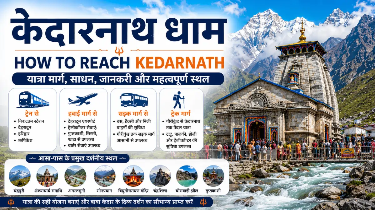 How to reach kedarnath 2026