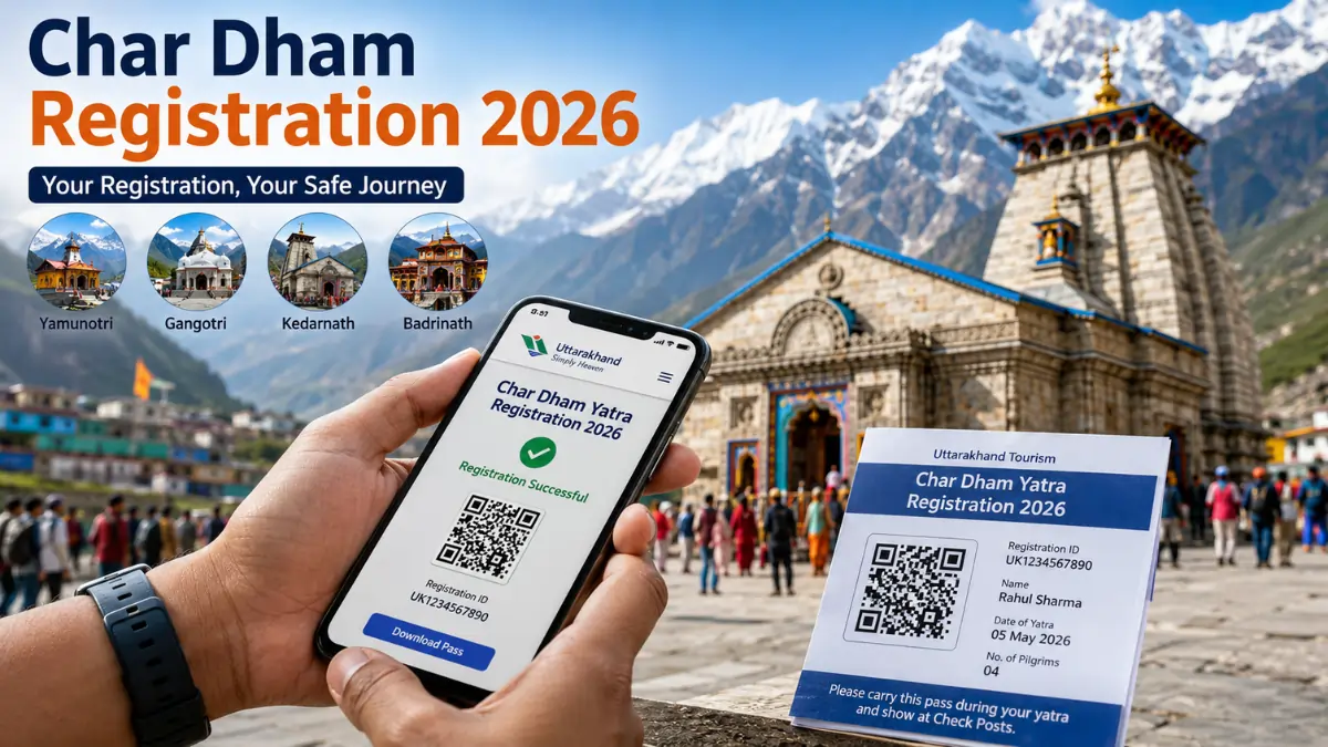 Char Dham yatra Registration 2026