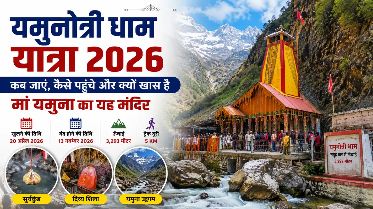 Yamunotri Dham Yatra 2026