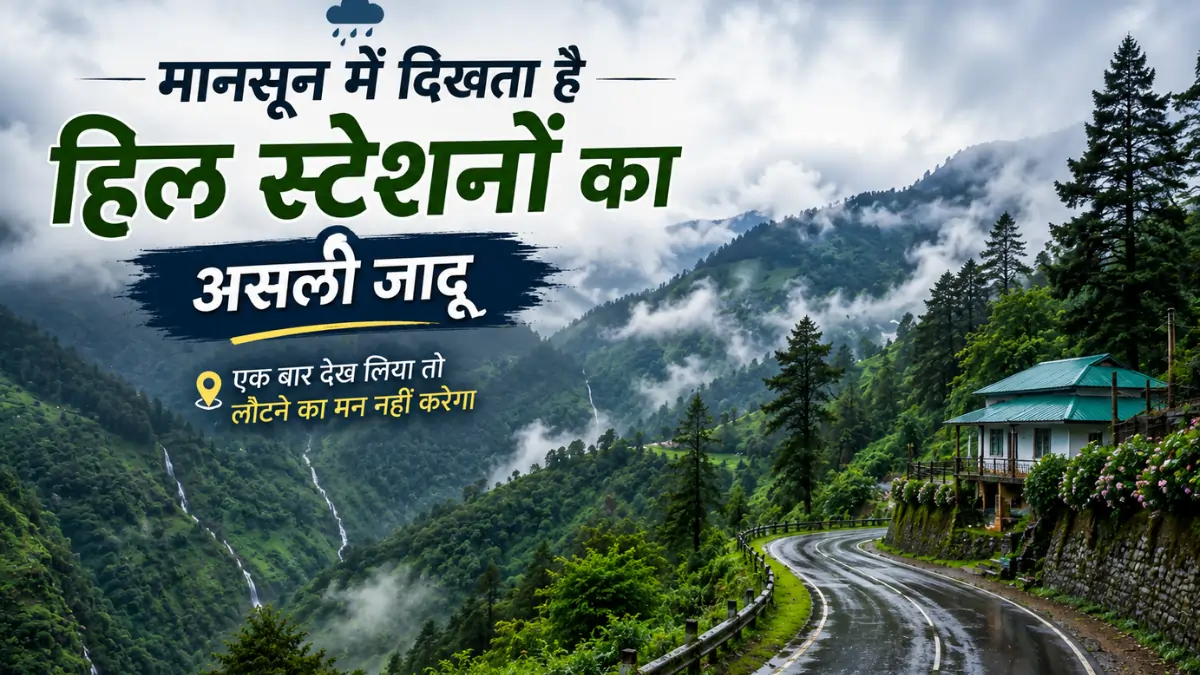 Best Hill Stations to Visit in Monsoon