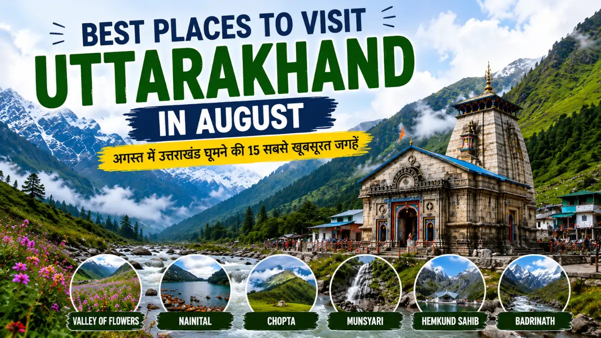 Best Places to Visit in Uttarakhand in August