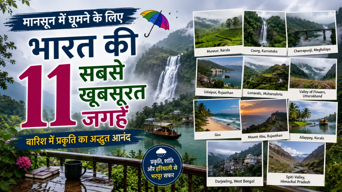 Monsoon Places to Visit in India